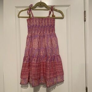 Bell by Alicia girl’s bohemian print midi dress